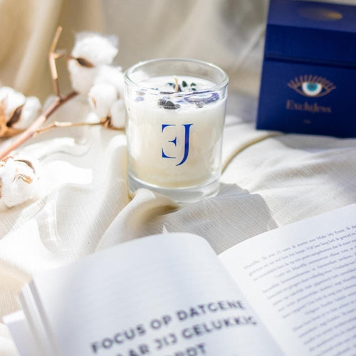 Evil Eye Geurkaars - Bescherming en Rust | LouBelle | Handgemaakte geurkaarsen