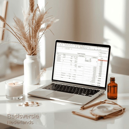 Kaarsen Productiekost Template – Basisversie (NL) | LouBelle | Handgemaakte geurkaarsen