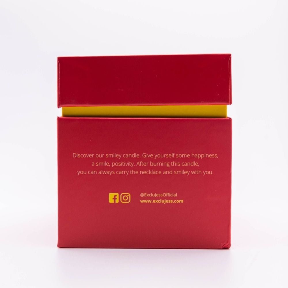 Smiley Kaars - Een Lach Vol Positieve Vibes | LouBelle | Handgemaakte geurkaarsen